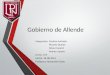 Gobierno de Salvador  Allende G