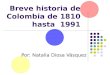 Breve Historia de colombia