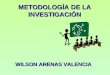 Metododologia de la investigacion ppt
