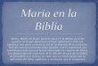 María en la biblia