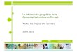 La informacion geografica de la comunitat valenciana en terrasit