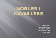 Nobles i cavallers