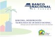 ALIDE 44: Banconal, Modernización tecnológica de un Banco Nacional: Liderazgo para la implementación del nuevo Core Bancario