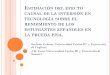 Estimación del efecto causal de la inversión en tecnología sobre el rendimiento de los estudiantes españoles en la prueba PISA
