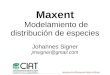 Introduction to SDM with Maxent JohannesS Signer