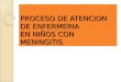 Exposicion de cuidados con meningitis