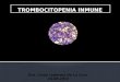 trombocitopenia inmune