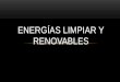 Energias limpias y renovables by carc127