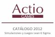 ACTIO GAMES CATÁLOGO 2012