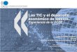 Las TIC y el desarrollo económico de México. Experiencia de la OCDE