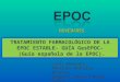 Tratamiento farmacológico de la EPOC estable -Guía Gesepoc-