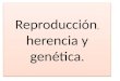 Reproducción, herencia y genética para Biología deAcceso universidad mayores 25