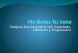 No botes tu Voto - Paraguay