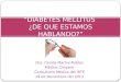 Diapositiva "Diabetes Mellitus: de qué estamos hablando?