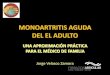 Monoatritis aguda del adulto