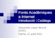 Fonts acadèmiques internet introducció i catàlegs