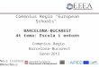 Escola i Entorn: Comenius Regio Barcelona - Bucarest 2012