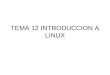 Tema 12 Introduccion A Linux