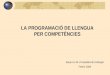 Programacio de Llengua i Competencies