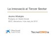 La innovacio al Tercer Sector