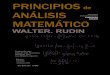 Rudin: Principios de Analisis Matematico