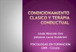 CONDICIONAMIENTO CLASICO Y TERAPIA CONDUCTUAL