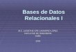 Bases de Datos Relacionales I