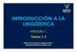 Introducción a la lingüística