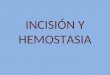 Insicion y Hemostasia