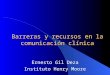 Barreras y recursos en comunicacion clínica