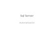 Sql Server - Automatización
