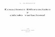 Ecuaciones Diferenciales y Calculo Variacional - Elsgoltz com
