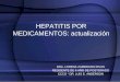HEPATITIS POR MEDICAMENTOS
