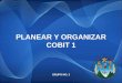 COBIT 1-PLANEAR ORGANIZAR