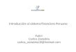Introduccion Sistema Financiero Peruano