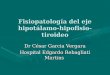 Fisiopatología del eje hipotálamo-hipofisio-tiroideo