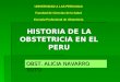 Historia de La Obstetricia en El Peru-u