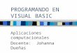 Program an Do en Visual Basic Estructuras