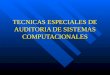 3043413 Tecnicas Especiales de Auditoria de Sistemas Computacionales