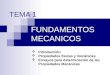 Tema 1. Fundamentos Mecánicos