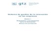 Módulo I   Sistema de gestión de la innovación  GTZ