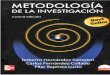 Metodología de la Investigación por Hernández Sampieri Roberto