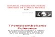 TROMBOEMBOLISMO DE PULMON