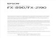 Impresora FX-2190, guia de referencia (español)