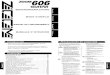ZOOM 606 Manual de Operaciones
