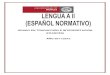 APUNTES LENGUA A II (ESPAÑOL NORMATIVO) 2011-2012