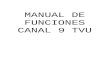 Manual de Funciones Canal 9 Tvu  Tarija-Bolivia