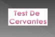 Test de Cervantes