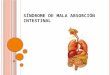Síndrome de mala Absorción intestinal(bioquimica)