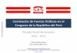 PERÚ: CORRELACIÓN DE FUERZAS EN EL CONGRESO DE LA REPÚBLICA DEL PERÚ